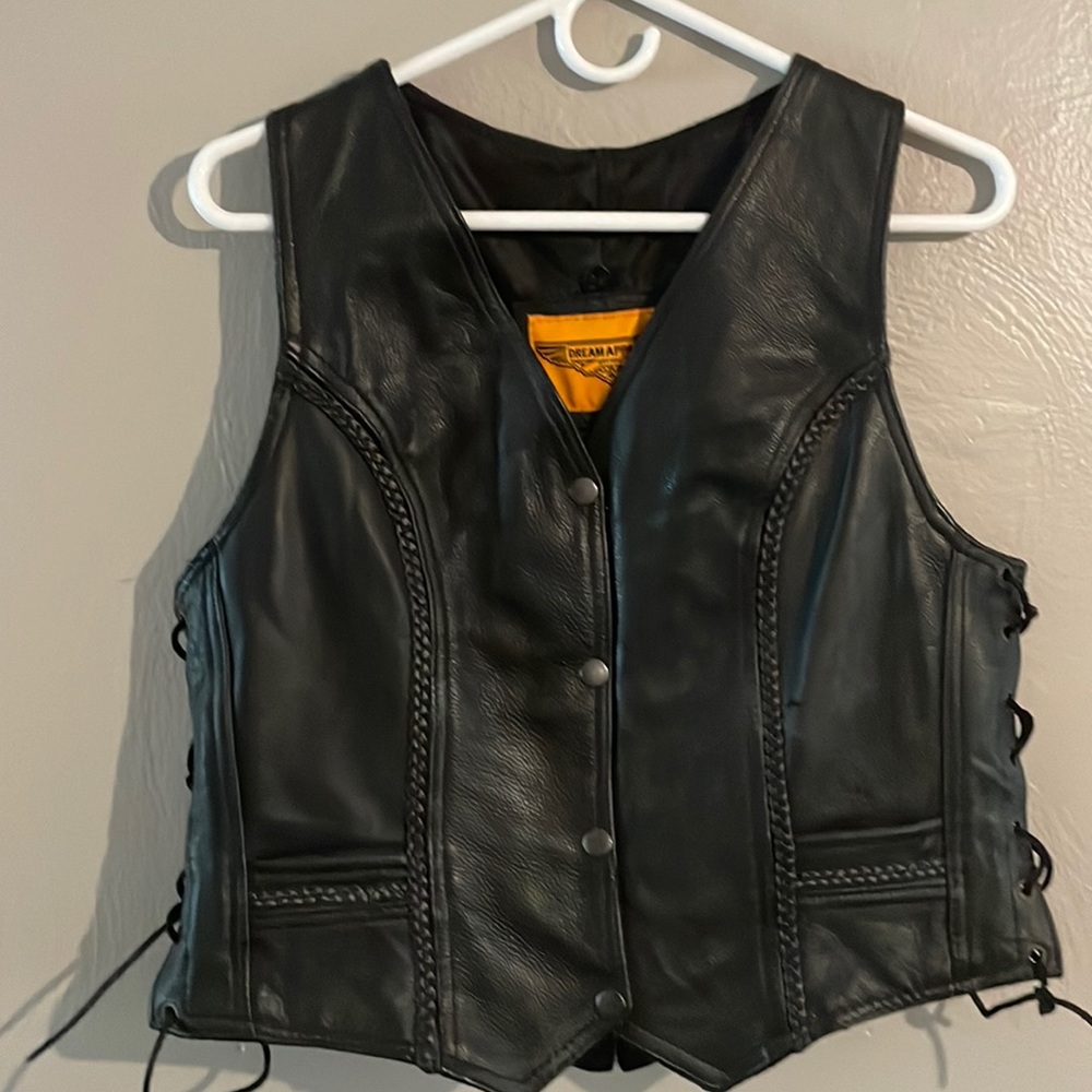 Dream Apparel Leather Vest - XL